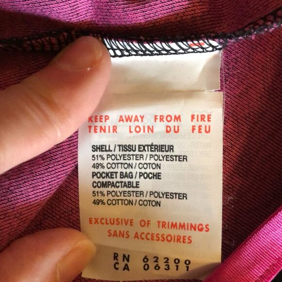 Puma Rudolf Dassler Sport Athletic Running Hooded Top Black w Pink Sz S NWOT - Picture 7 of 7